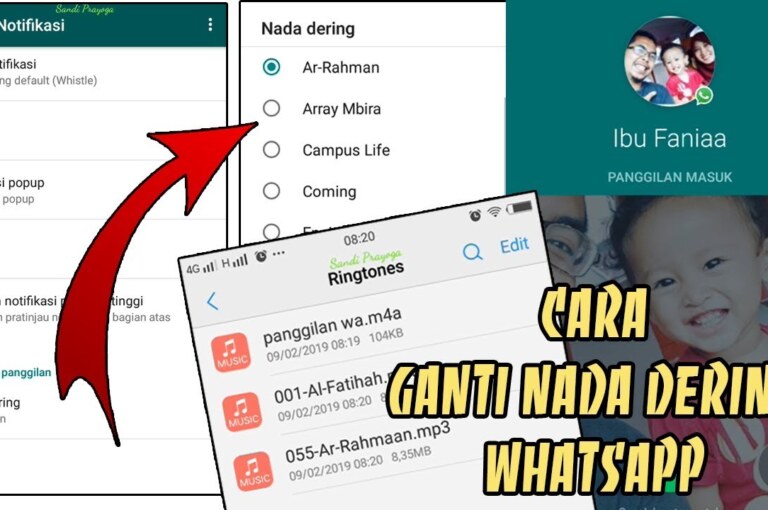 Cara Mengubah Nada Dering WA Pake Lagu
