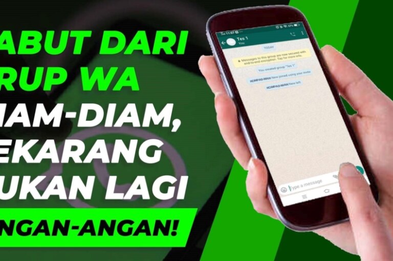 Cara Keluar Grup Whatsapp Tanpa Diketahui