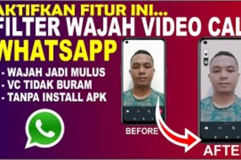 Cara Membuat Efek Beauty di Video Call WhatsApp