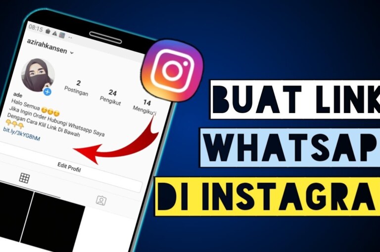 Cara Buat Link WhatsApp di Instagram (4 Metode), Cepat dan Mudah