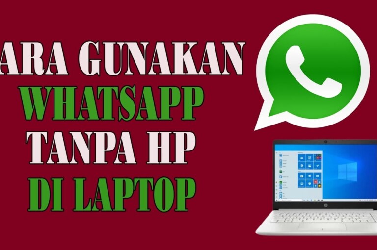Cara Membuat WA di Laptop