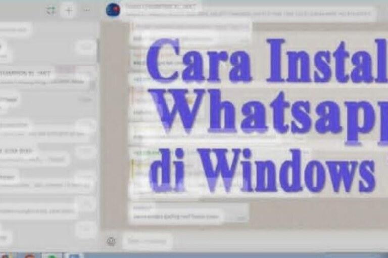 Cara Cepat Download WhatsApp di Laptop Windows 7