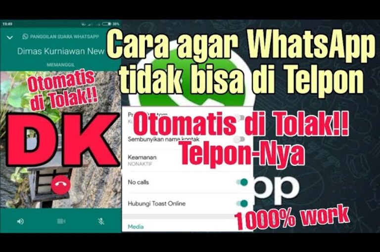 8 Tips Jitu untuk  Cara Menghindari Panggilan diWhatsApp